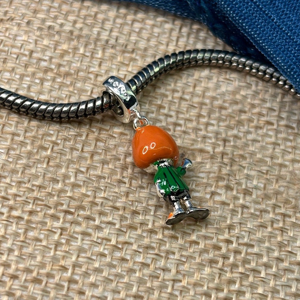 Colorful Cartoon Character Charms Bracelet sterling silver Charlie Brown PEANUTS - Picture 11 of 16